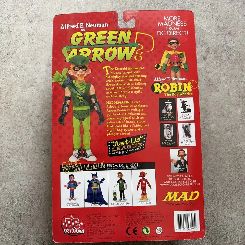 DC Direct Mad Alfred E. Neuman Just Us League of Stupid Heroes Green Lantern NEW